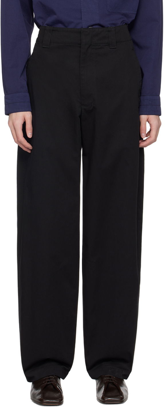 Byxor LEMAIRE Maxi Trousers Svart | PA1083 LF1255