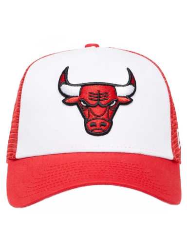 Keps New Era Chicago Bulls Team Colour A-Frame Trucker Cap Röd | 60348855