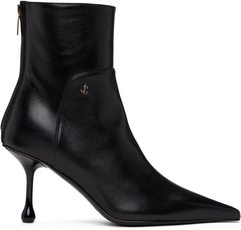 Skovård Jimmy Choo Jimmy Choo Cycas 80 Leather Ankle Boots Svart | CYCAS AB 80 NAP