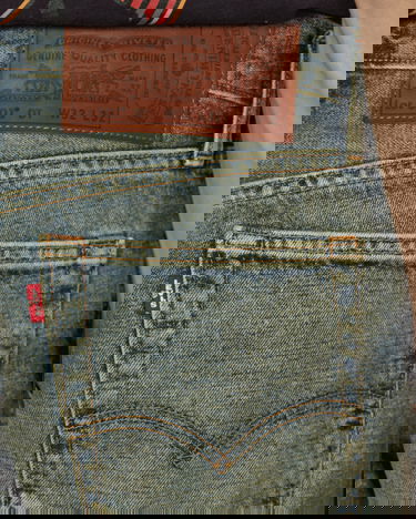 Jeans Levi's Denim Tears Western Stitch 501® Jeans Grön | A1592 0010, 5