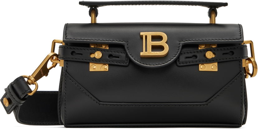 Handväska Balmain Balmain B-Buzz 19 Mini Bag Svart | EN1AE742LAVE
