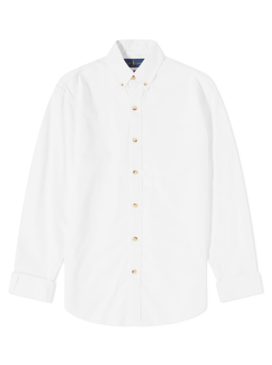 Skjorta Polo by Ralph Lauren Pique Button Vit | 710837297003