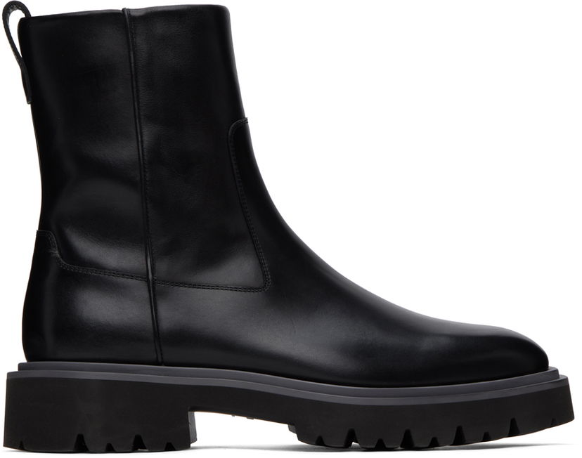 Jacka FERRAGAMO Ferragamo Leather Chelsea Boots Svart | 762544 021497001