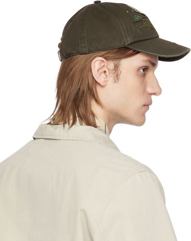 Keps Burberry Burberry Duck Gabardine Baseball Cap Grön | 8103757, 4