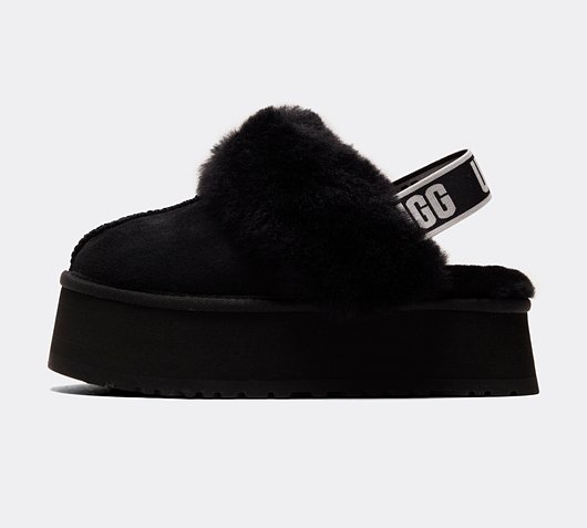 Sneakers och skor UGG Funkette Slide Svart | 1113474-BLK