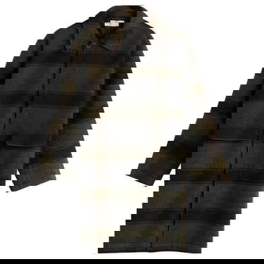 Rockar Universal Works Universal Works Berlin Wool Check Account Coat Grön | 33103-BLB, 1