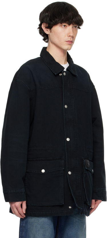 Jacka Carhartt WIP OG Santa Fe Black Coat Svart | I034314-00E.4O, 2