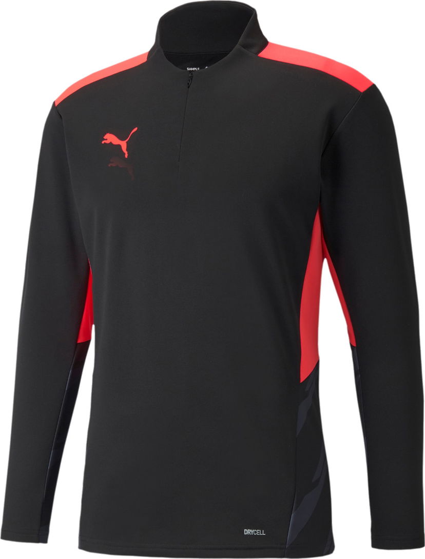Sweatshirt Puma IndividualCUP Training 1/4 Zip Top Svart | 65754443