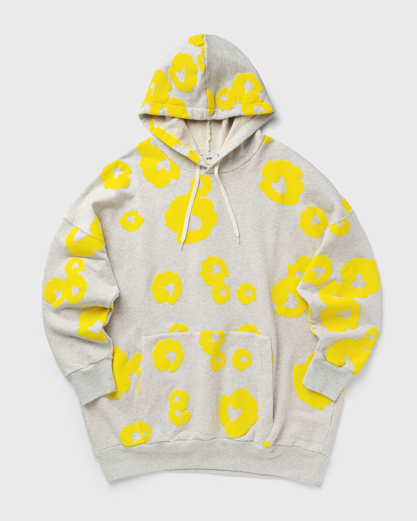 Sweatshirt Autry Hoodie Dress with Floral Print Grå | HDPW80JN