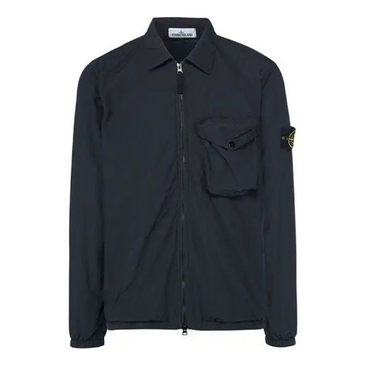 Vindjacka Stone Island Overshirt Mörkblå | 751511803-V0029
