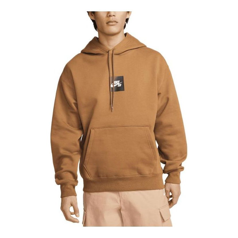Sweatshirt Nike SB SB Fleece Skateboard Hoodie Brun | DV8840-270