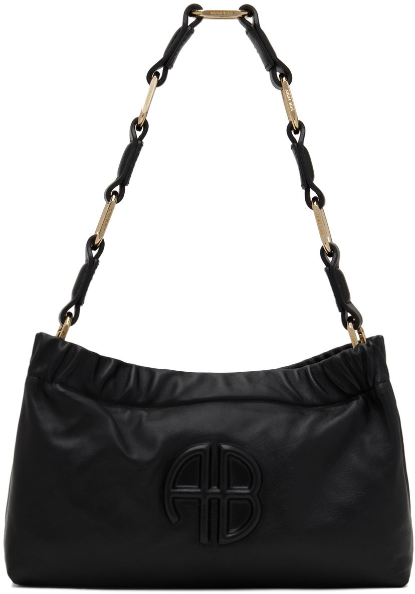 Axelväska Anine Bing Small Kate Leather Shoulder Bag Svart | A-13-1214-000