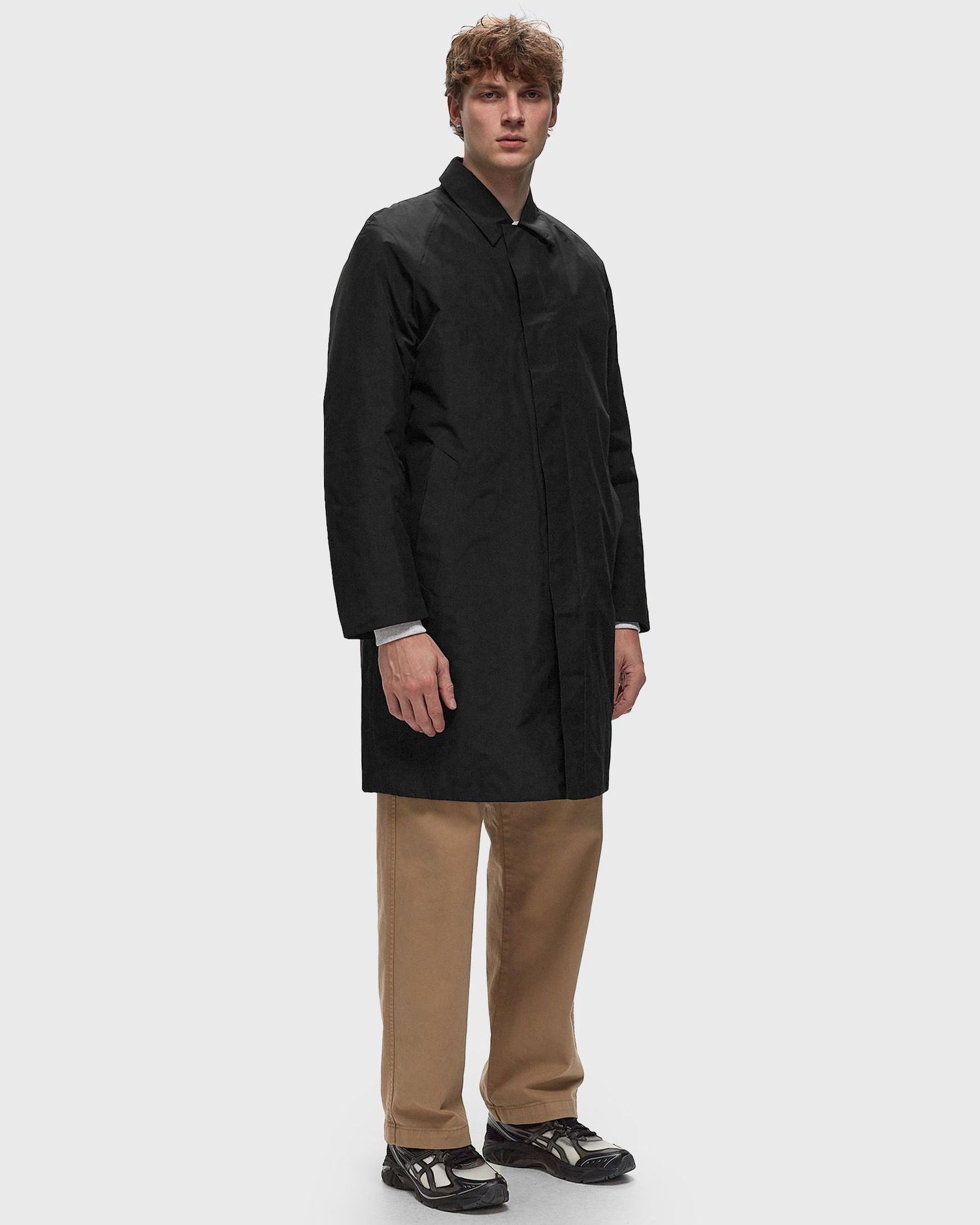 Regnrock NORSE PROJECTS Vargo Gore-Tex Windstopper Raglan Mac Svart | N55-0608-9999, 1