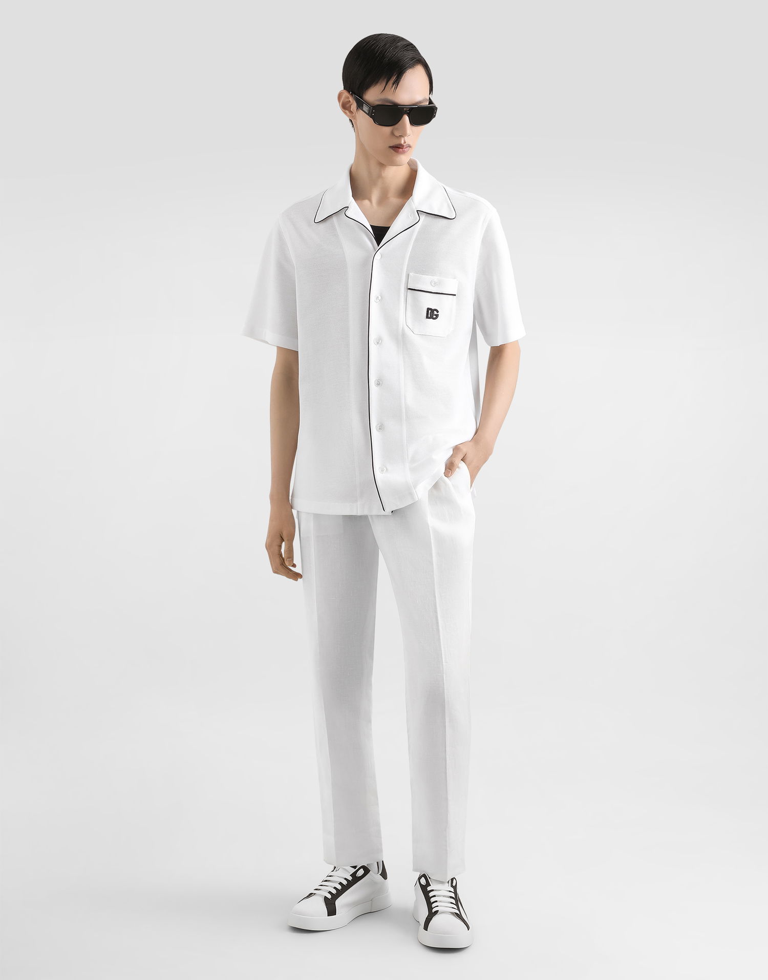 Byxor Dolce & Gabbana Dolce & Gabbana Linen Trousers 58 Vit | GV4EEZFU4JBW0111, 1