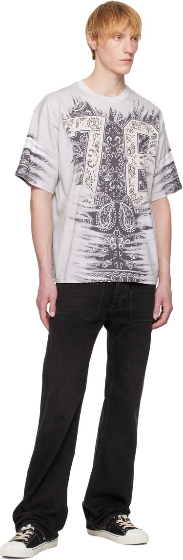T-shirt Diesel Diesel T-Boxt-78-R1 Paisley Print T-Shirt Vit | A19649-0HGBZ-72SA, 3