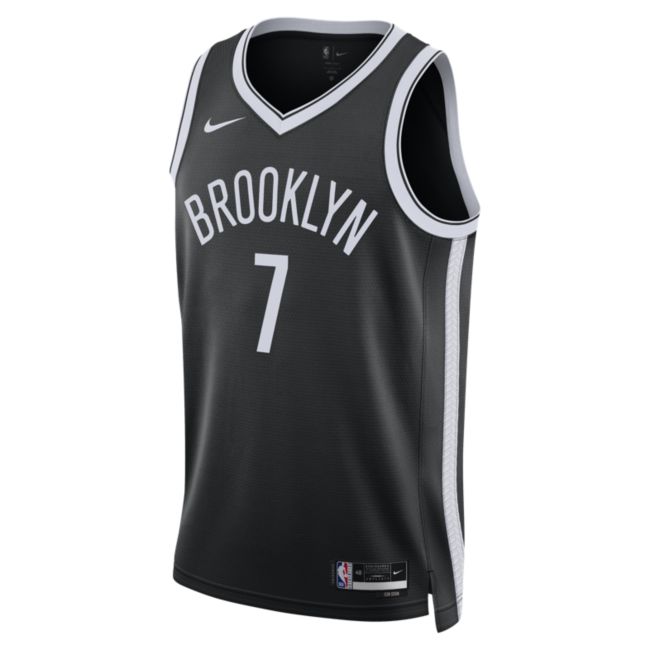 Jersey Nike Brooklyn Nets Icon Edition 2022/23 NBA Swingman Jersey Svart | DN1996-011, 0