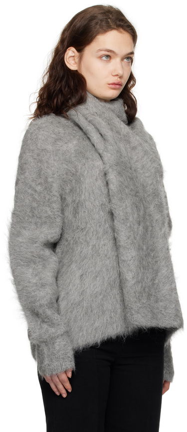 Sweater TOTEME TOTEME Draped-Scarf Knit Sweater Vit | 251-WRT0368-YA0106, 4