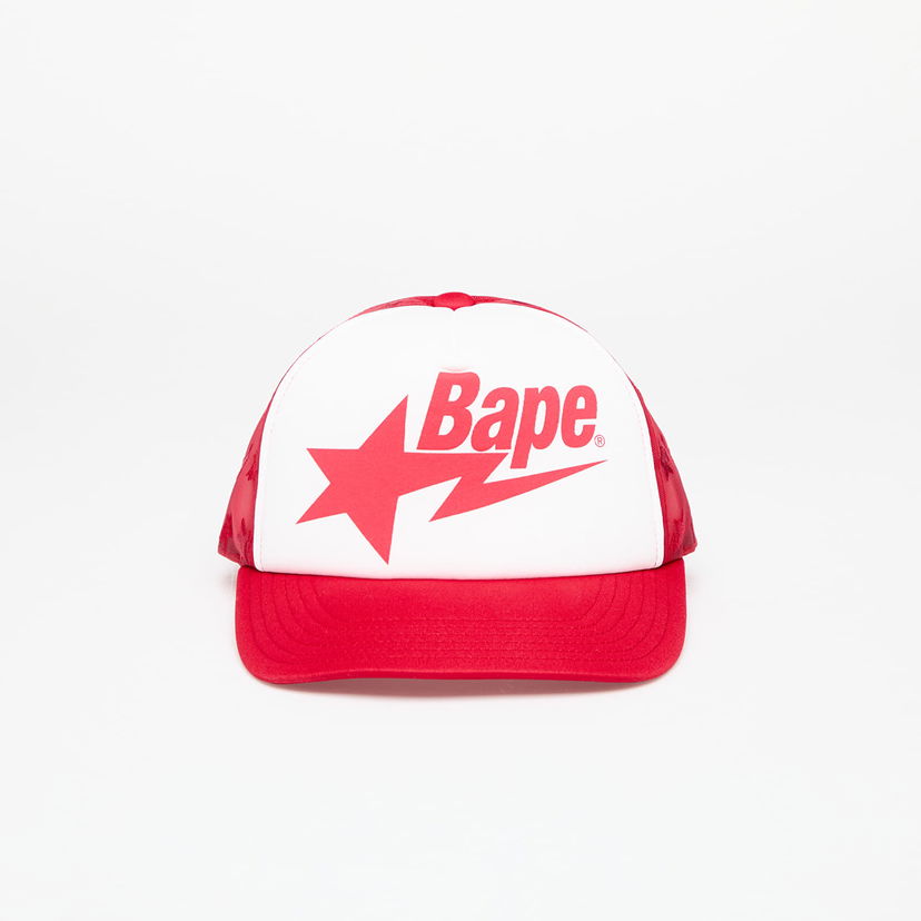 Keps BAPE Sta Mesh Cap Röd | 001CPK801009M RED