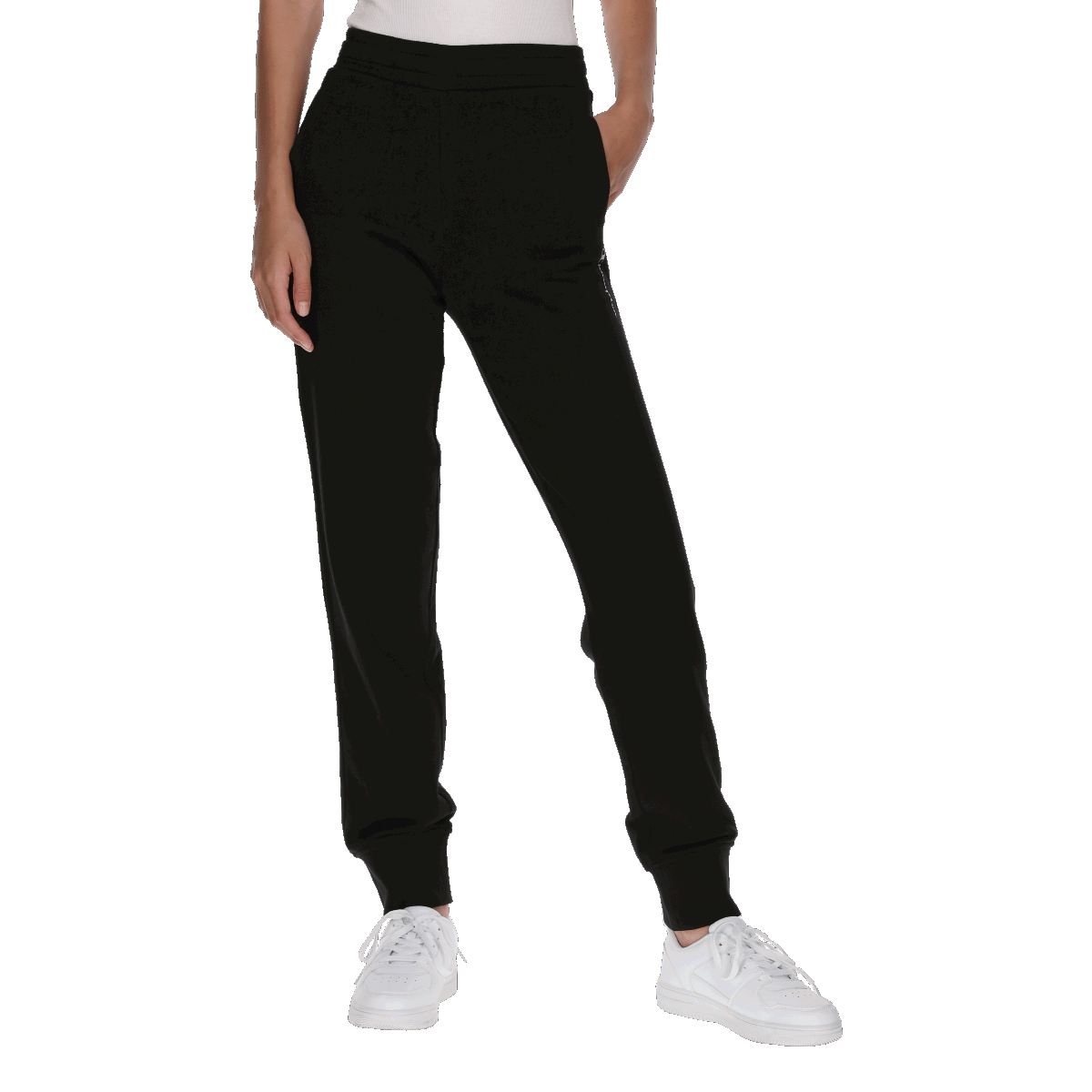 Träningsbyxor Champion Tapered Cuff Joggers Svart | 117766-KK001, 0