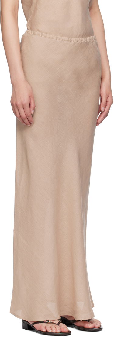 Kjol Baserange Baserange Dydine Maxi Skirt Beige | SKDY-LI-SU25, 1