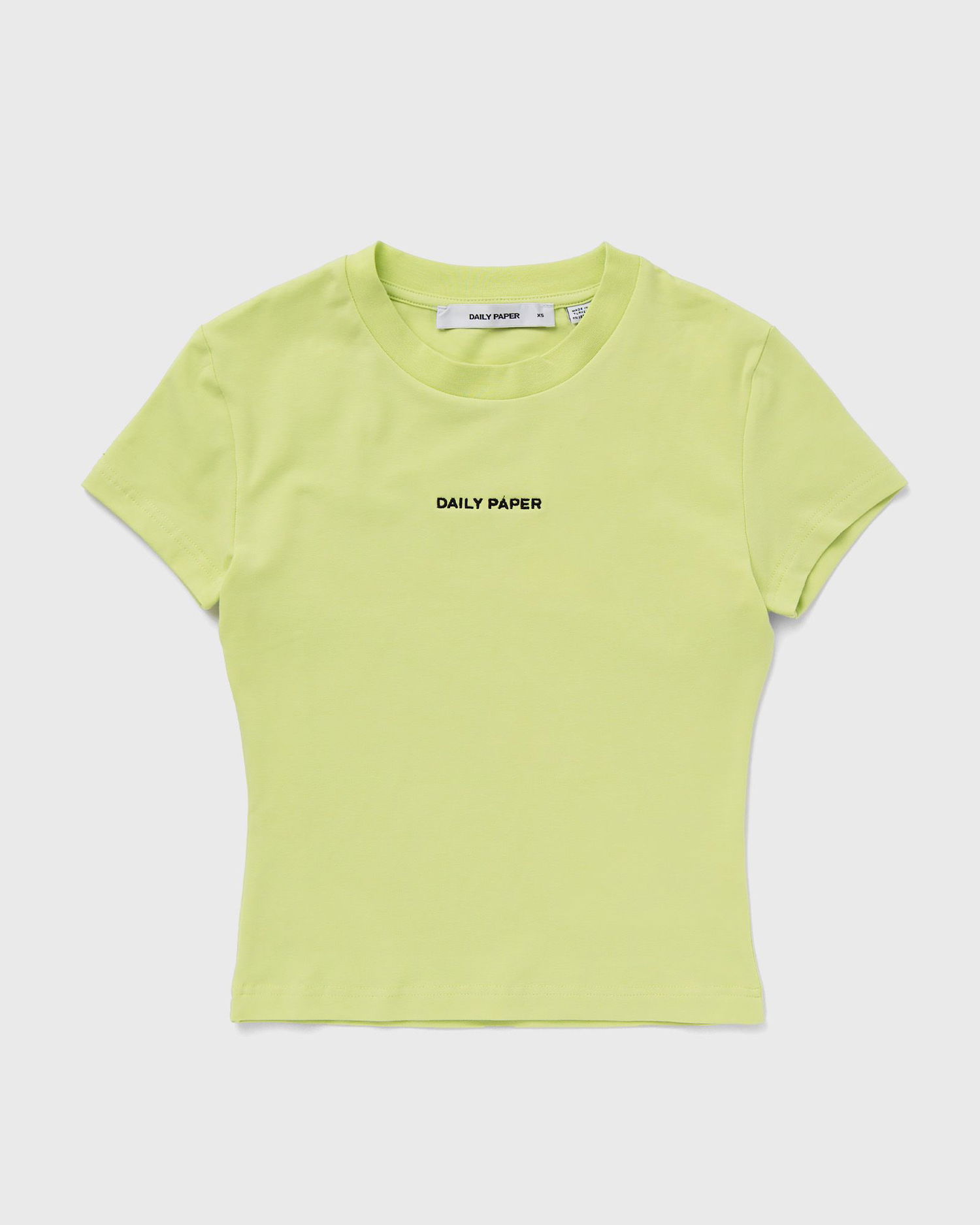T-shirt DAILY PAPER LOGOTYPE CROPPED SS TEE Gul | 2413056, 0
