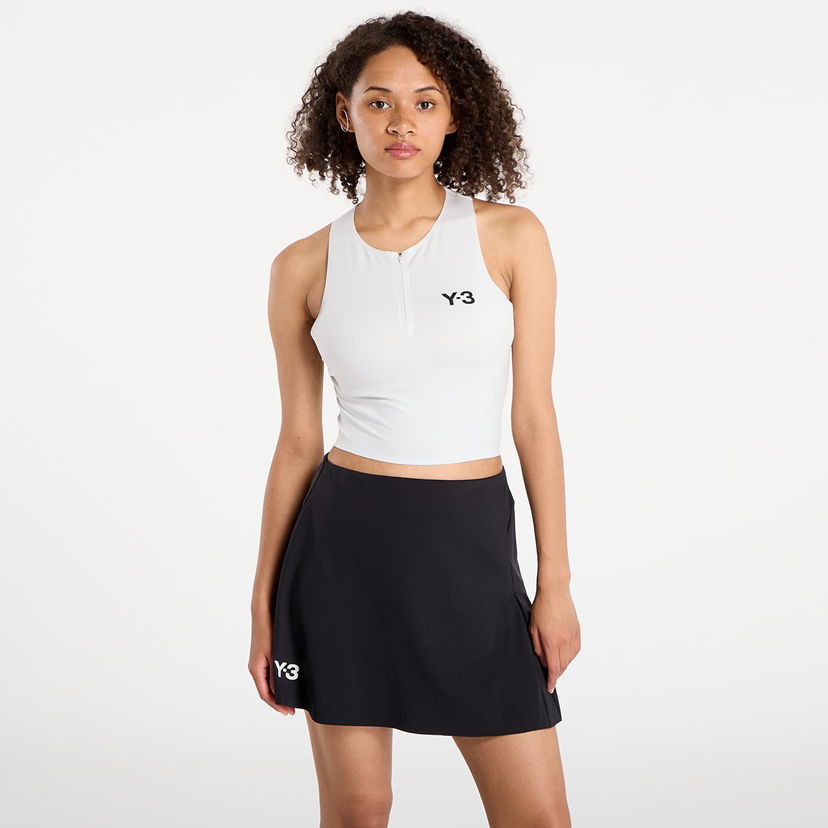 Linne Y-3 Y-3 Crop Y-Tank Vit | JM1147