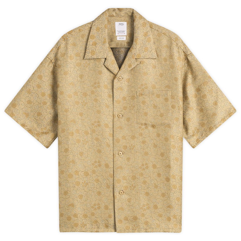 Skjorta visvim Crosby Jacquard Shirt Beige | 0125205011002