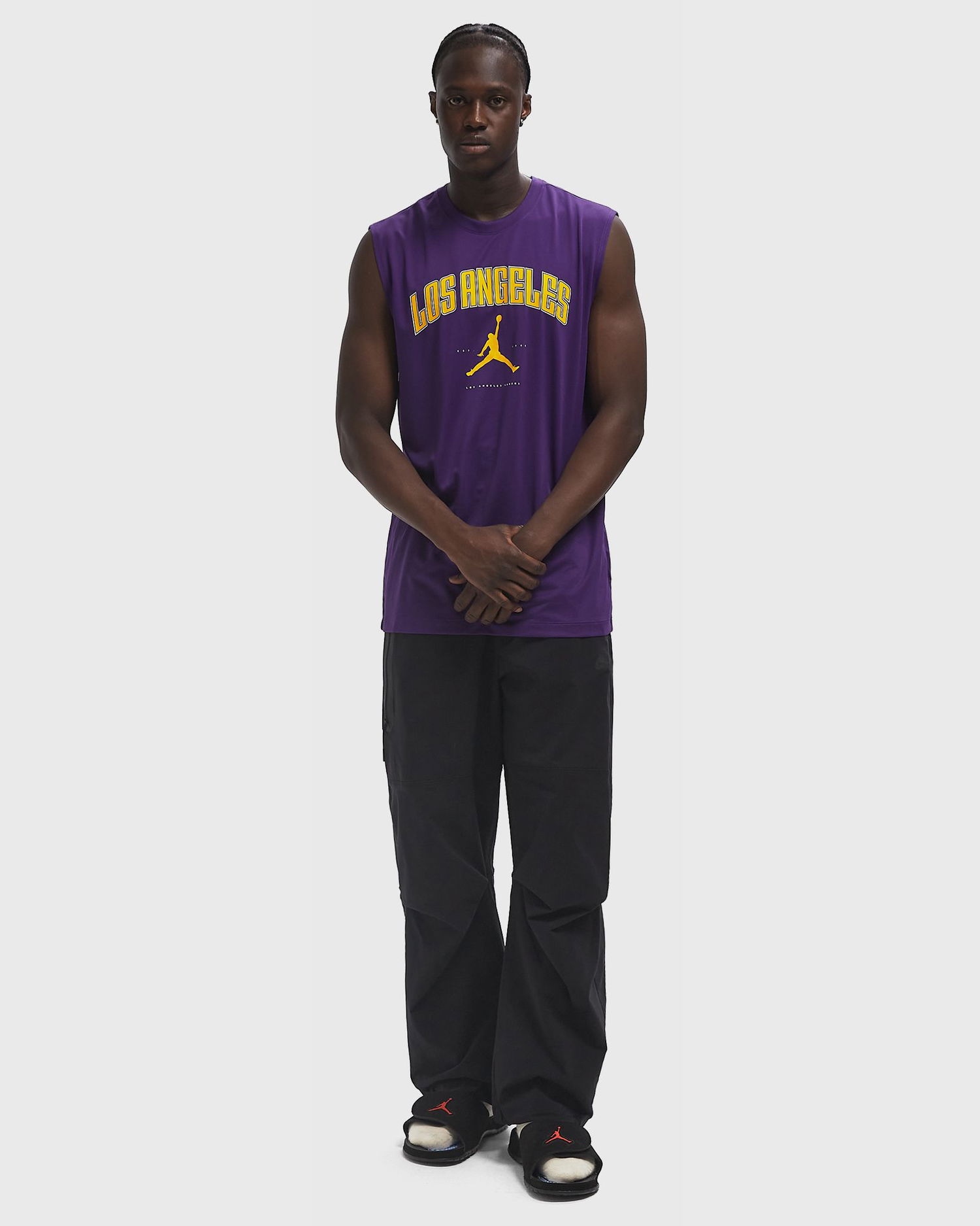 Linne Jordan Jordan NBA Los Angeles Lakers Sleeveless Top Purpur | HV4739-504, 1