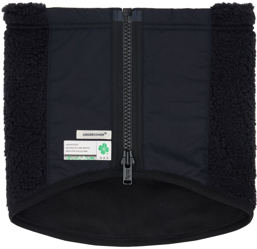 Halsduk UNDERCOVER UNDERCOVER Zip Neck Warmer Svart | UP2C4S01