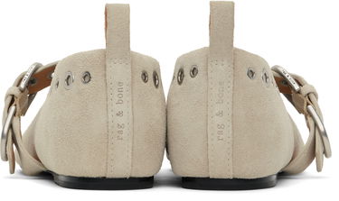 Kläder rag & bone rag & bone Spire Mary Jane Ballerina Flats Beige | WFF24HF1008SU08, 1