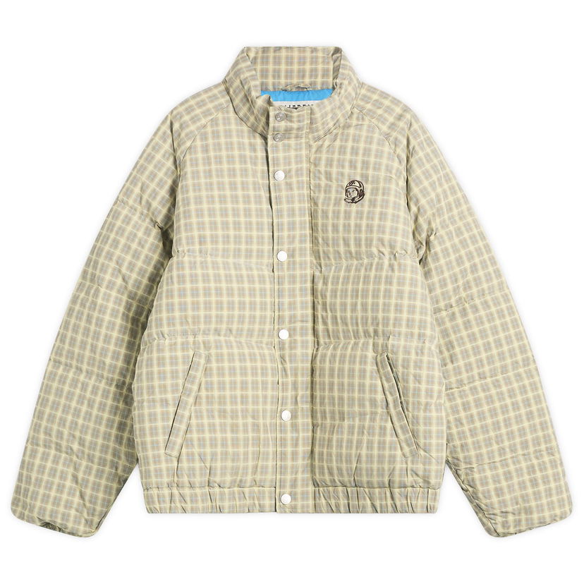 Pufferjacka BILLIONAIRE BOYS CLUB Script Nylon Check Puffer Jacket Gul | B25311-BRN