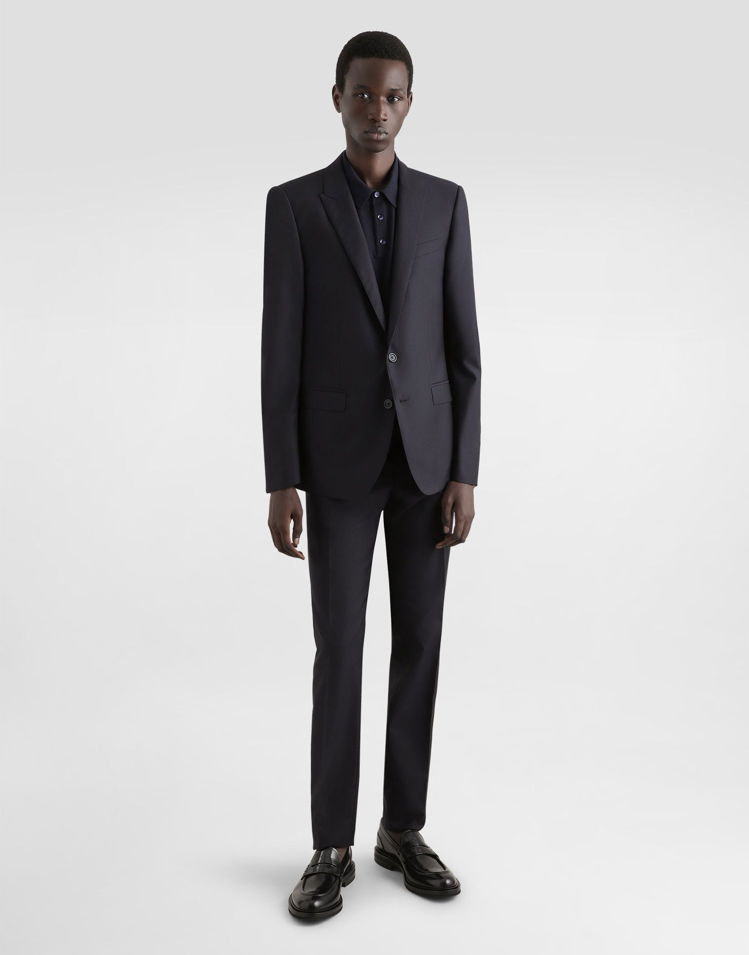 Träningsoverall Dolce & Gabbana Single-breasted Suit In Wool And Silk Svart | GK0RMTGG059B0665, 1