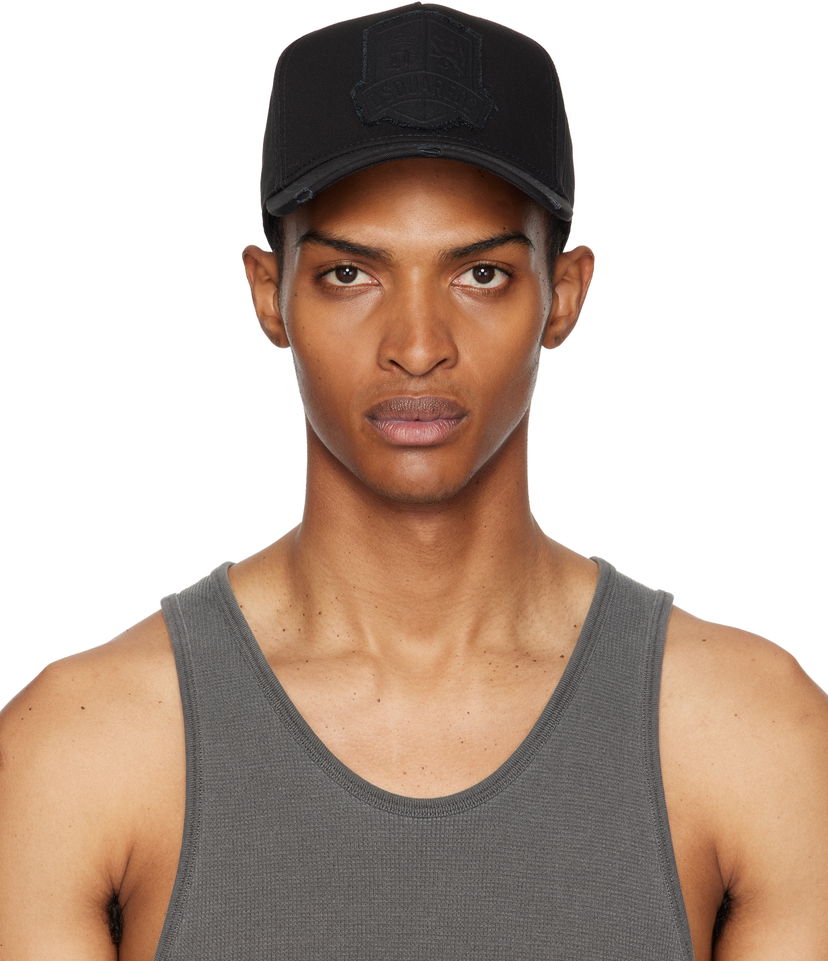 Keps DSQUARED2 Dsquared2 Logo Baseball Cap Svart | BCM0928_05C00001