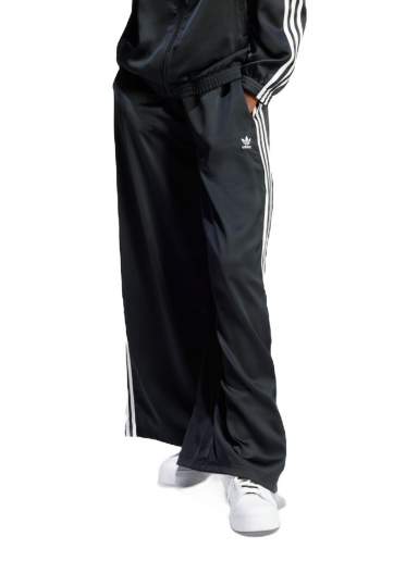 Träningsbyxor adidas Originals Satin Wide Leg Track Pants Svart | IU2520