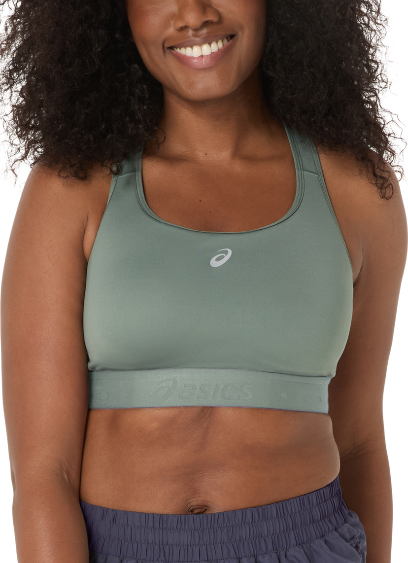 Behå Asics Asics Road Compression Bra Grön | 2012c995-401