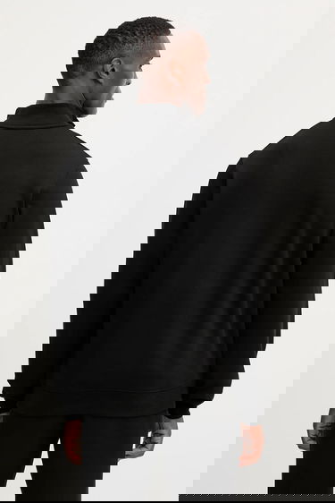 Sweatshirt Lacoste Lacoste Men's Quarter-Zip Sweatshirt Svart | SH9774, 2