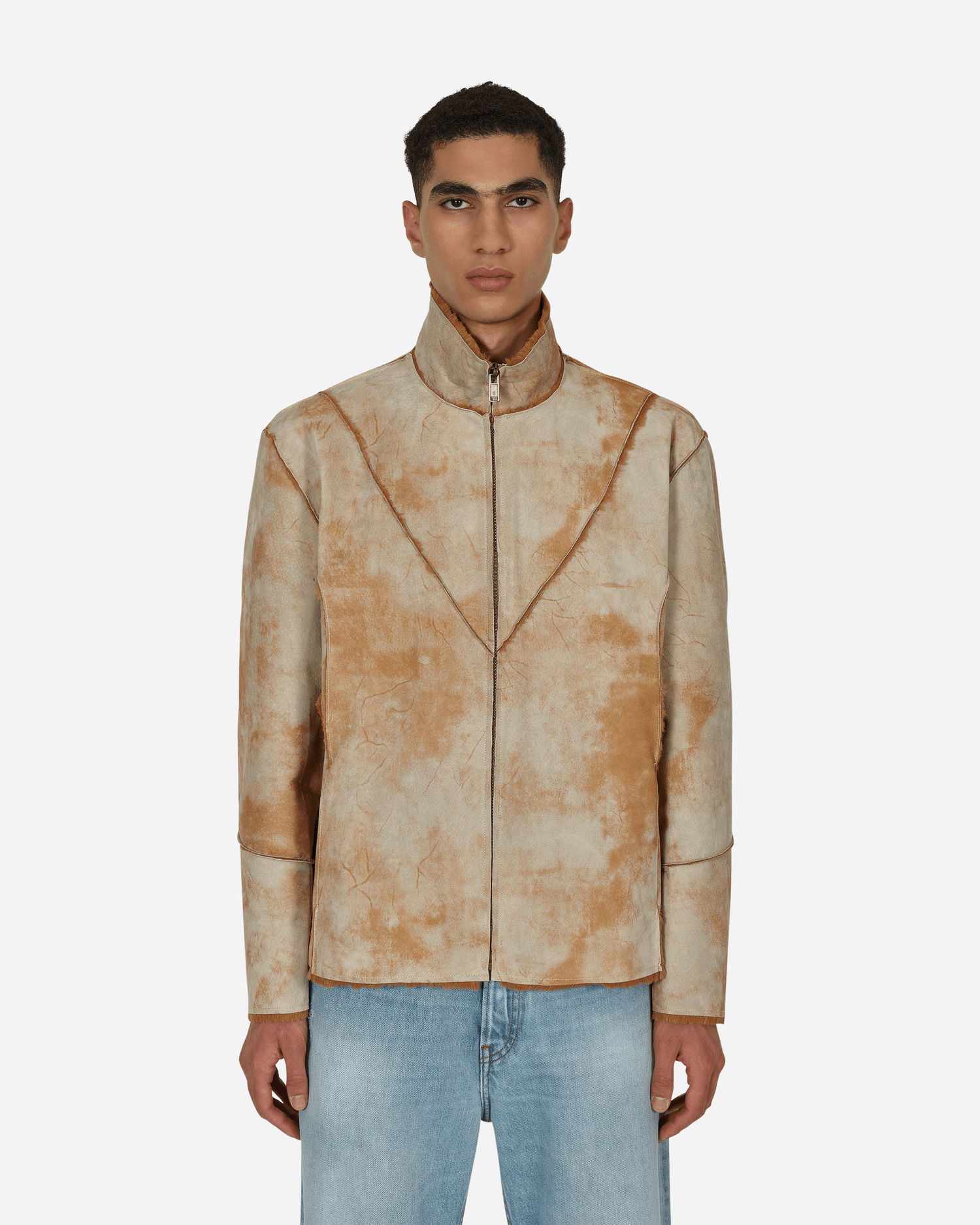 Jacka GUESS Leather Sherpa Jacket Beige | M2BL06L0R30 F9JB, 0