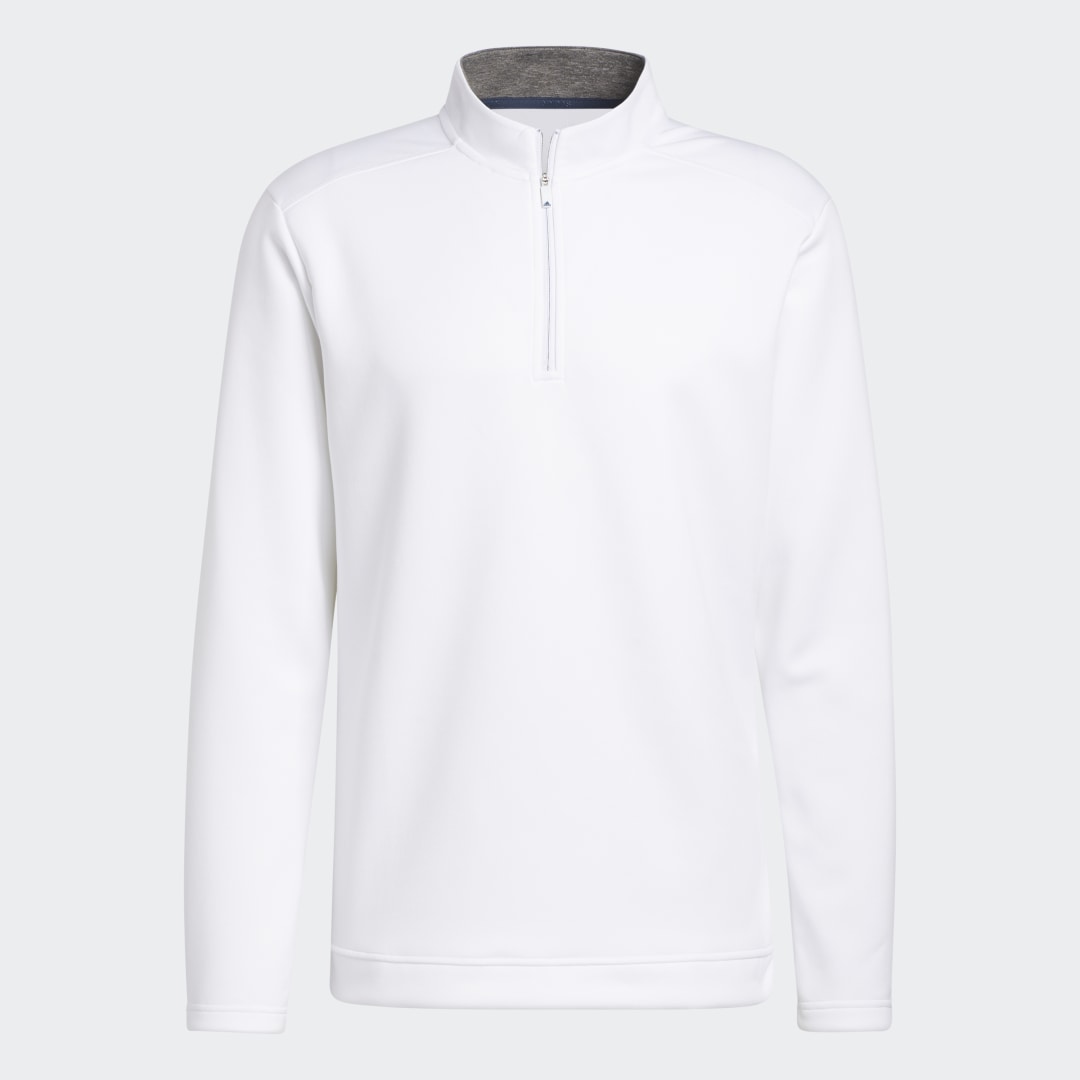 Sweatshirt adidas Originals Mikina Club Quarter-Zip Vit | GL0141, 1