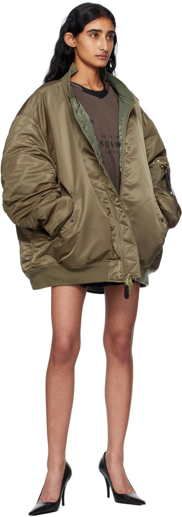 Bomberjacka VETEMENTS Vetements Alpha Industries Edition Cut-Up Reversible Jacket Grön | UH76BO450GO, 4