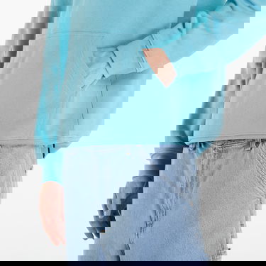 Sweatshirt Dime Classic Small Logo Hoodie Ocean Blue Turkos | DIMESP24D29BLU, 1