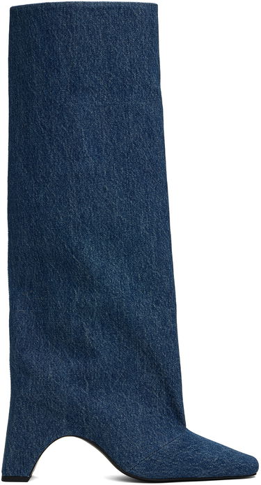 Sneakers och skor Coperni Tall Denim Boots Blå | COPSH03252, 0