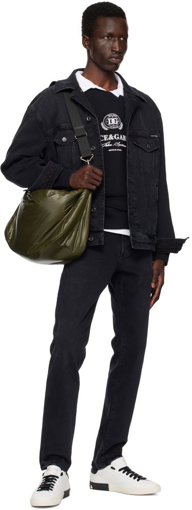 Jacka Dolce & Gabbana Faded Denim Jacket Svart | G9NL5DG8GW6, 3