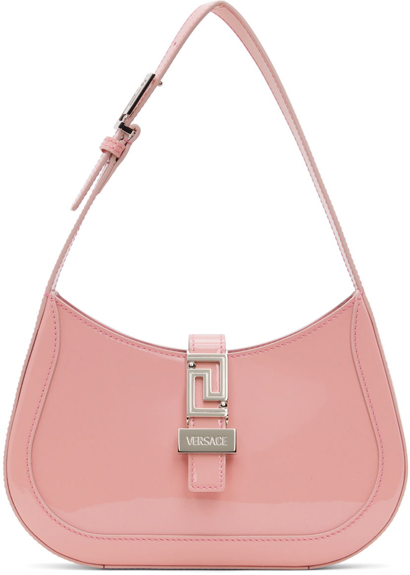 Handväska Versace Pink Greca Goddess Small Bag Rosa | 1013167_1A02212