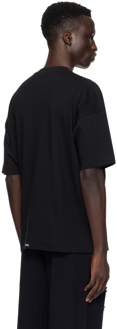 T-shirt We11done We11done Spine Skull Graphic T-Shirt Svart | WD-TT1-24-720-U-BK, 2