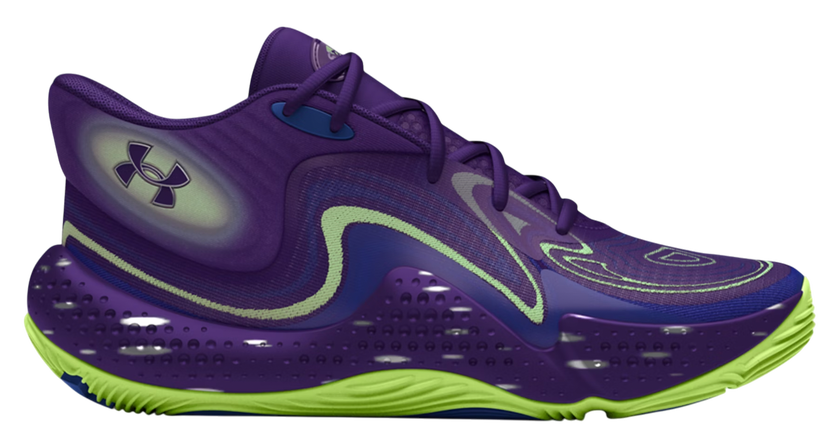 Sneakers och skor Under Armour UA Spawn 6 Mid SOS Purpur | 3028337-500