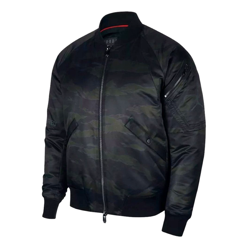 Bomberjacka Jordan Sportwear J-1 OW Camo Bomber Jacket Svart | AH0687-013