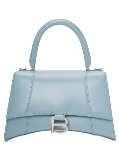 Axelväska Balenciaga Small Hourglass Bag Blå | 593546 1QJ4Y