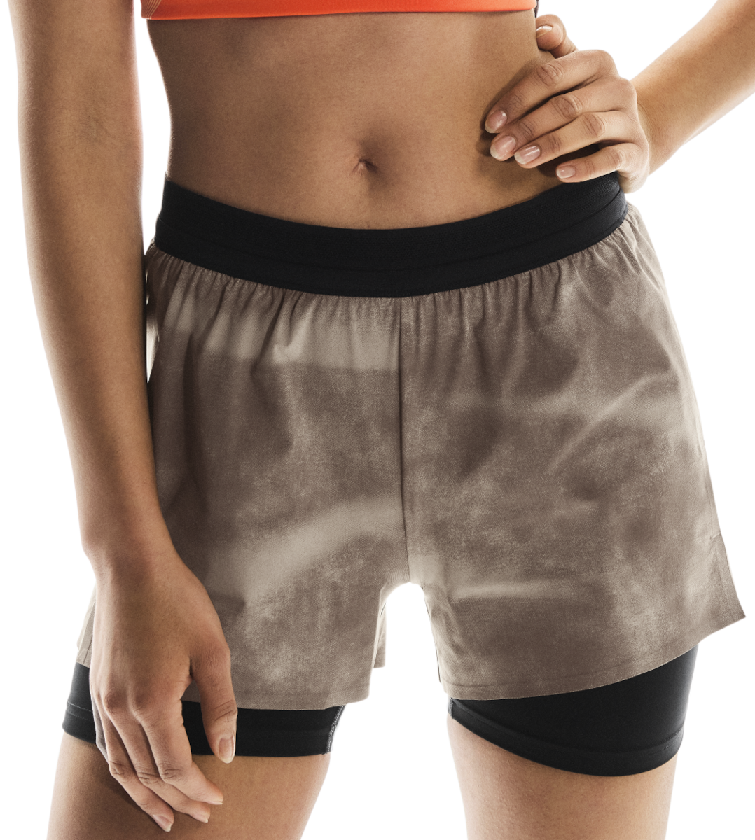 Shorts On Running 3" Performance 2-in-1 Running Shorts Beige | 1wf10472986, 0