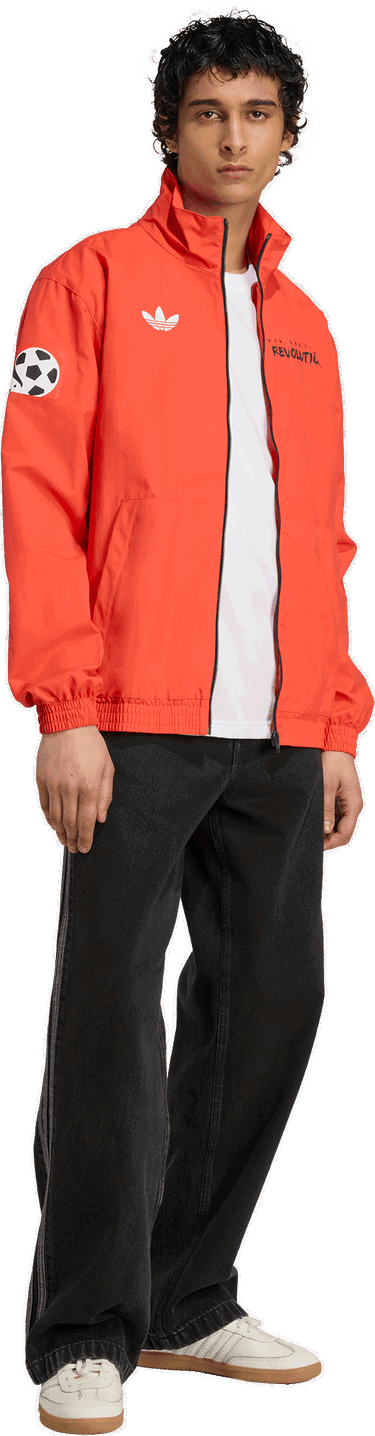 Jacka adidas Originals New England Revolution Anthem Jacket Orange | jm5023, 5