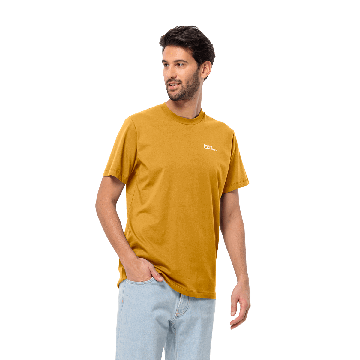 T-shirt Jack Wolfskin T-Shirt Essential Gul | 1808382-3430, 0